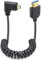 Duttek 8K Micro HDMI to HDMI Coiled Cable 8K@60Hz, 48Gbps, Right Angle HDMI to Micro HDMI 2.1 Cable for Camera, GoPro Hero, Raspberry Pi 5 4 1FT-3FT