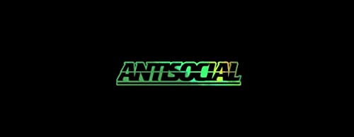 myrockshirt Anti-Social 20 cm Aufkleber JDM Tuning Sticker