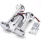 YIYIDA Elektrische Hupe Car Horn 24V Autohupe Air Horn 165db Schiffshupe Trompete Bootshupe Silber Hoch und Tieftonhupe Doppelrohrhupe LKW Hupe Lautsprecher Lufthupe für 24V Auto Yacht Motorrad etc