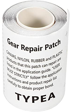 LIZEALUCKY Selbstklebendes Reparatur TPU Klebeband Wasserdicht Stark Haftend Reparaturband Luftkissen Flicken Kit Schwimmbecken Zelt Nylon Leinwand Kunstleder Gummi Reparaturflicken