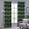 always4u Rideaux de Velours avec Lignes Doré, Vert EU0700-222Y7009-GN-140 * 260
