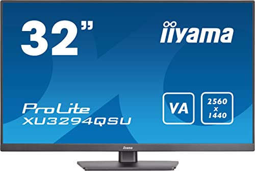 Ecran PC - IIYAMA - XU3294QSU-B1 - 31,5 VA LED WQHD 2560 x 1440 - 4ms - 75Hz - HDMI DP