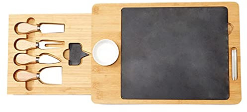 Juego de Tablas de quesos - Juego de Tablas de Embutidos, Juego de Tablas de quesos de Madera - Tablas de quesos Tablas de Embutidos, Idea de Regalo para cumpleaños, Registro de bo