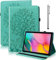 BOLELAW Hülle für iPad mini 5 (2019 Modell 5. Generation) 7.9 Zoll mit Stift und Stifthalter, Kartenschlitz Standfunktion Flip Fashion Schutzhülle für iPad mini 5. 4. 3. 2. Generation, Grün