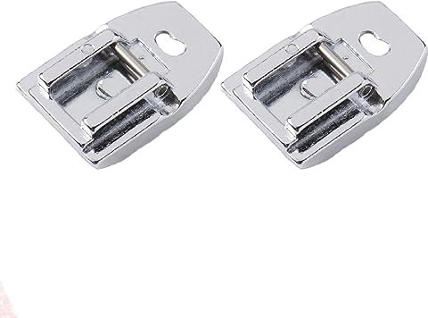 SagaSave Lot de 2 pieds pour fermeture éclair invisible, pied presseur pour machine à coudre, modèle ZJY-LF-230727C2, en métal, pour Brother, Singer, Janome, Juki