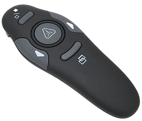 Bewinner Clicker de Presentación para PPT, Mando a Distancia de Presentador Inalámbrico de 2,4 GHz con Receptor USB, para PowerPoint Clicker /, Ordenador/portátil