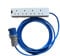 K M Electronics 4 GANG SOCKET TO 16A PLUG CAMPING TENT ELECTRIC MAINS HOOK UP CABLE 1M TO 25M (10M)