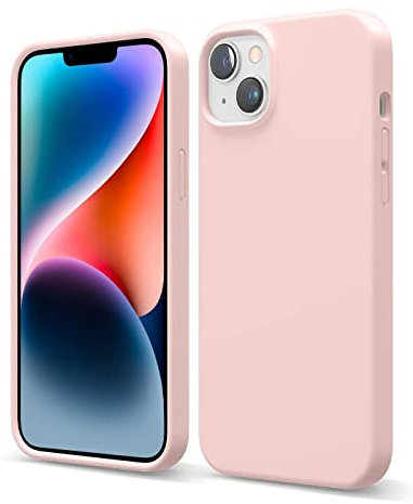 Verco Handyhülle für Apple iPhone 15 Hülle, Case Silikon Gel [weiches Innenfutter] Schutzhülle für iPhone 15 Case stoßfest, Rosa