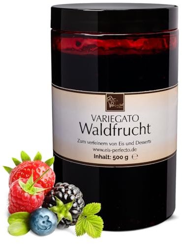 Waldfrucht Variegato zum marmorieren für selbstgemachtes leckeres Milcheis │ MEGA GESCHMACK│ Auch super lecker in Desserts und Torten uvm. │ Inhalt 500 g