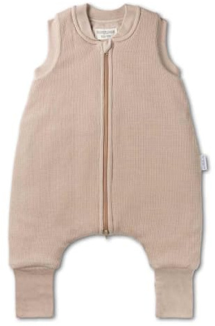 Hofbrucker® Herbst Winter, Baby Schlafsack mit Füßen, Bio-Baumwolle, OEKO-TEX Zertifiziert, weicher ärmelloser Schlafsack für Baby & Neugeborerene Schadstoff frei von Synthetik