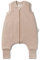 Hofbrucker® Herbst Winter, Baby Schlafsack mit Füßen, Bio-Baumwolle, OEKO-TEX Zertifiziert, weicher ärmelloser Schlafsack für Baby & Neugeborerene Schadstoff frei von Synthetik (Taupe, 74-80)
