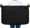 Laundry Basket, Large Storage Basket for Toys, Towels, Blankets, Woven Baskets for Storage Dirty cloths, Cotton Rope Baskets in Living Room, Bathroom, Black, 55x38x30 cm, 65L