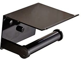 Garneck Schwarze Toilette Badezimmerzubehör Toilettenpapierhalterständer Toilettenpapierhalter Zur Wandmontage Badezimmerhandtuchhalter Papierrollenhalter Weltraum Aluminium