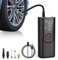 Helmsyde Compressore Aria Portatile Auto 150PSI 6000mah Compressa Pompa Elettrica 12V DC Gonfiatore Bici Mini Tire Compressor con 4 Ugelli, Manometro Digitale, Luci LED per Moto Biciclette Palloni