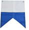 para Bandera de barco de buceo, para bandera de buceo a rayas azules y blancas, para bandera de advertencia para buceo, pesca submarina, buceo libre (35 x 30 cm)