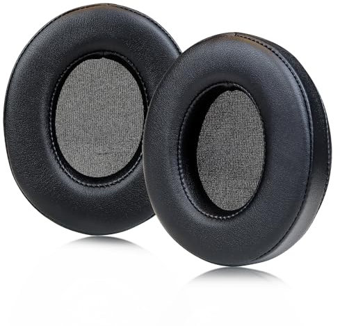 SINOWO Earpads Replacement for Philips SHP9500,SHP9500S Headphones,Ear Pads Cushions with Noise Isolation Memory Foam,Soft Protein Leather-Black
