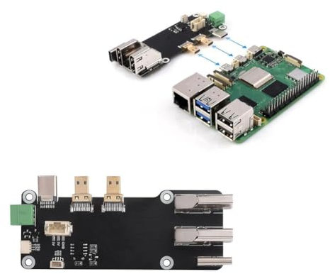 Adaptateur Wi-Fi pour Raspberry Pi 5/4B, tous les ports vers USB SideEasy Adaptateur Micro HDMI vers HDMI 4K