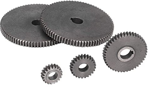 5 Pezzi Tornio Ingranaggio Metallo Mini T80 T45 T25 T20 Set di Accessori di Ricambio Kit per il Taglio di Accessori Professionali