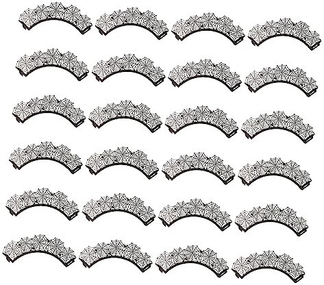 Garneck Halloween Kuchen Papier Spinnennetz Kuchen Dekorationen Stücke Hohl-out Wrapper Toer Liefert