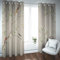 LANDOCROWN Verdunkelungsvorhänge Blume Pflanze Baum AST mit grünen Blättern Muster 2 Paneele Fenster Vorhänge Asiatischer Stil Vögel Drucke Vorhang 2X B107 x H183 cm