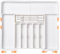 ZHUIYIWIN Range Couverts, Range Couverts Extensible, Rangement Couverts Tiroir Cuisine doté de 2 blocs de couteaux amovibles et 9 compartiments, Range Couverts Extensible, Blanc