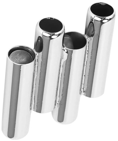 Edelstahl Erhu Stimmgerät, Tragbares Geigenstimmgerät 3,5x1x1cm | Silber, Präzise Tonhöhe, Leicht und Kompakt, für Musikinstrumente, Geigenstimmer, Erhu Mundstück