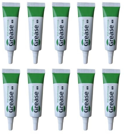 10 Stück Zündkerzen-Silikonfett – dielektrisches Fett für elektrische Anschlüsse | Isolierfett für Zündkerzen, Brems- und Schiffsfett, Hochleistungsfett für elektrische Teile