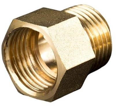 1 stück Messing Fitting F/M M10 M12 M14 M16 M18 M20 M22 Weiblichen Zu Männlichen Gewinde Messing Rohr Anschlüsse kupfer Koppler Adapter Gewinde Joint(M20X1.5-M22X1.5)