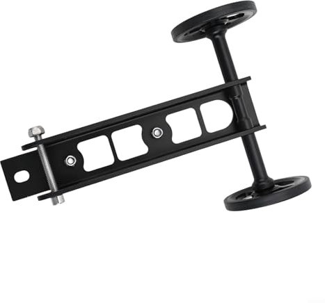 Gdfnmogo Leichtlaufrad aus Aluminiumlegierung, für Birdy 1/2/3 Serie, Klappfahrrad-Gepäckträger, Easywheel-Zubehör, Flaschenhalter, leise, leichtgängige Rollen (schwarz)
