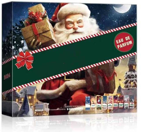 Parfum Adventskalender 2025 Frauen, Mini Parfüm Adventskalender Damen, 9 Teiliges Duftset Eau de Parfum, Pheromone Parfum Woman, Parfümöl Damen, Langanhaltender Duft, Kompakt und Tragbar