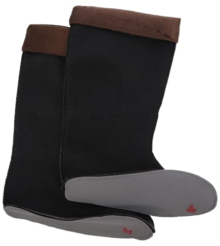 Holibanna Chaussettes Thermiques Polaires pour Bottes Homme 43-44 Doublures Imperméables et Isolantes Confort Chaud pour Randonnée Chasse et Pluie Hivernale
