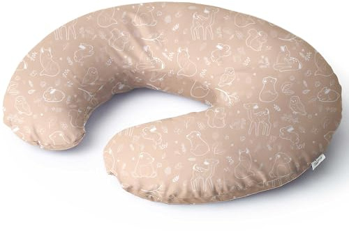 Niimo® Stillkissen Klein für Baby – Stillkissen in Halbmond Form | 15,5 x 39 cm, Bezug aus 100 % Baumwolle, OEKO-TEX® Standard 100, Atmungsaktiv & Waschbar, Ideal zum Stillen & Füttern