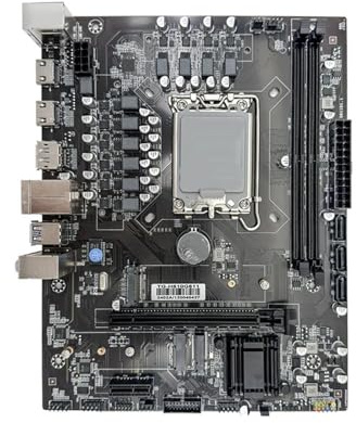 Placa Madre Fit For MOUGOL H610M HDMI DP DDR4 LGA1700 Compatible con CPU Intel Core de 12.ª generación (12100F/12400F) M.2 NVME for PC Escritorio