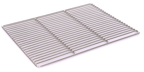 Edelstahl Grillrost 67 x 40cm V2A Grill 4/6mm Stäbe, rechteckig, Feuerschalen Kamin Feuerkorb