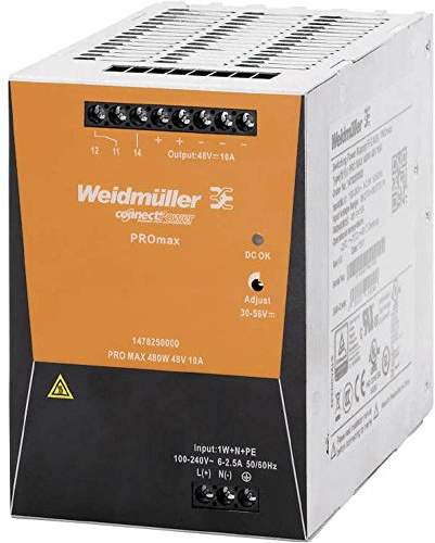 Weidmüller PRO MAX 960W 48V 20A Hutschienen-Netzteil (DIN-Rail) 48 V/DC 20A 960W Inhalt 1St.