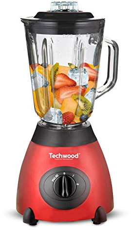 Techwood - Blender, 1.5 liters, STAINLESS STEEL Red TBLI-385