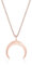 Elli Halskette Damen Sichel Halbmond Astro Blogger in 925 Sterling Silber