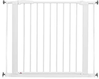 BabyDan Perfect Close - Pressure Fit Stair Gate, 77.3-97.1 cm, White, Made in Denmark - Baby & Pet Gate