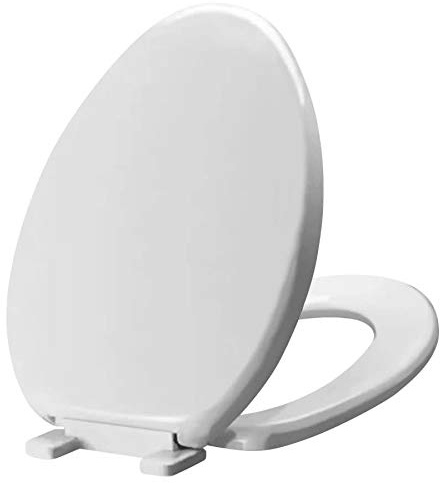 Miseno MNOS2000 Universal Slow Close Elongated Toilet Seat and Lid - Bright White