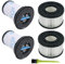 4 sostituzioni Kit filtro aspirapolvere scopa multifunzione wireless compatibili con Rowenta Air Force Flex 760 ZR009003, ZR009004 accessori