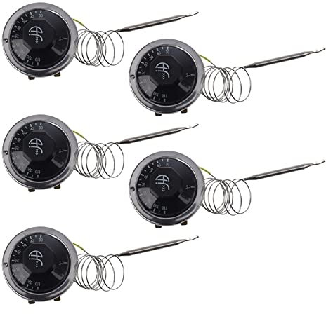 Cusstally 5 x 16 A, 250 V, CA 30-110 C, control de temperatura termostato para horno eléctrico