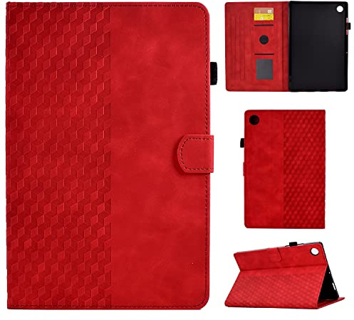 CASAFUNY Hülle für 10,6 Zoll Lenovo Tab M10 Plus 3rd Gen,Rot