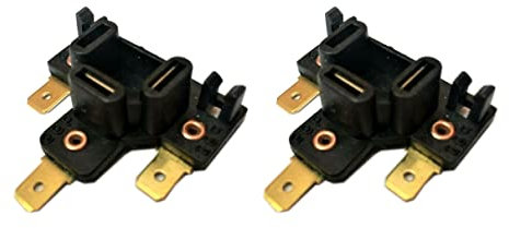 MelTruck® 2x H4 Glühbirnenstecker Lampenfassung Lampensockel Stecker für Scheinwerfer