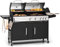 KLARSTEIN Barbecue a Gas 5 Fuochi, Griglia per Barbecue a Gas, Barbecue Gas Grill Integrato 13700W, Piano Cottura con Griglie per Barbecue da Balcone a Gas Propano, Griglia in Acciaio Inox 5 Fuochi