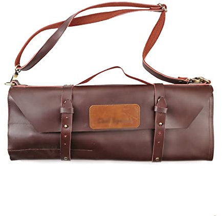 Sac De Rangement pour Couteaux Sac À Couteaux en Cuir Matériau Épais Chef Créatif Sac À Couteaux De Chef Occidental Sac De Rangement for Couteau De Cuisine Trousse À Outils