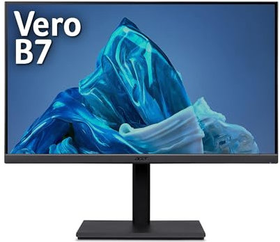 ACER FreeSync UK TCO Nero H.Cable x1 da 60 cm, 23.8 ZeroFrame IPS 100Hz16:9 4ms (GTG) 250nits VGA HDMI DP USB3.2x4(1up 4down) MM Audio in/out, B247YEbmiprzxv