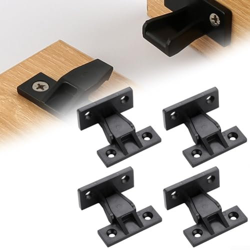 EpheyFIF Staffa connettore per zoccolo dell'armadio da cucina, raccordi a pressione, clip per pannello di fissaggio per zoccolo della cucina, per mobili da cucina e gambe del letto (8 set)