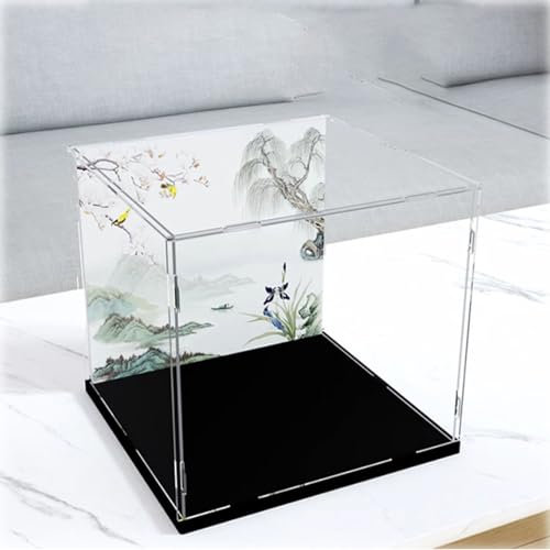 HAIWENFEIQI Acryl-Displaybox für Lego 10281 Bonsai-Baum, transparente staubdichte Displaybox, kompatibel mit Lego 10281Kits, Modellvitrine (2 mm)