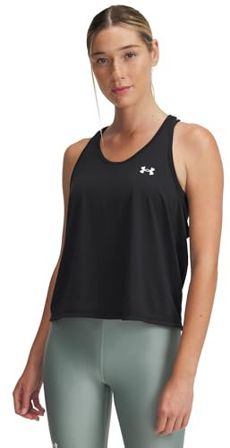 Under Armour Women's Tech Swing Tank, Breathable, Loose-Cut Running Vest, Athletic Sleeveless Tank Top for Women Black / / White