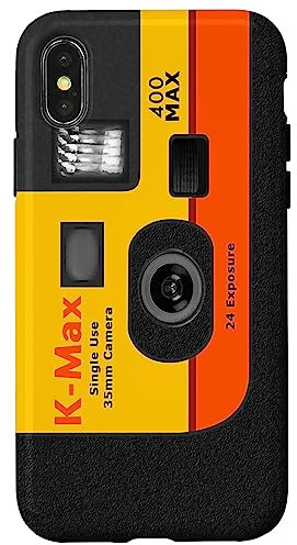 Custodia per iPhone X/XS Fotocamera usa e getta - K-max